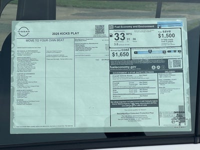 2025 Nissan Kicks Play S