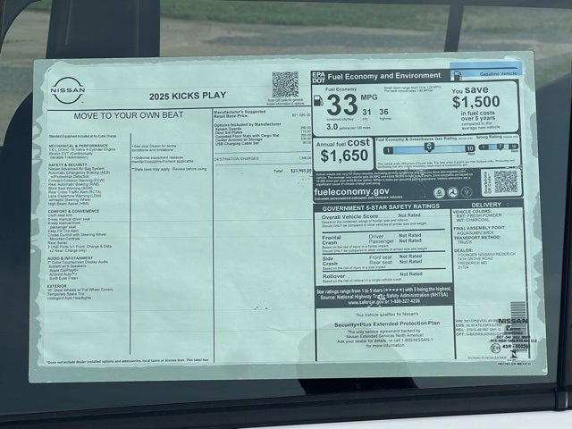 2025 Nissan Kicks Play S