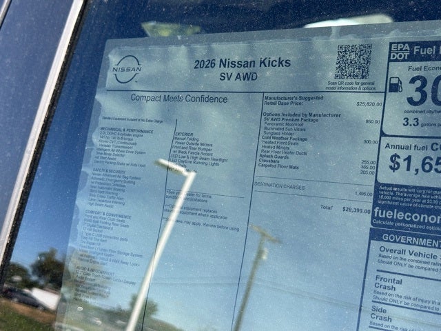 2026 Nissan Kicks SV PREMIUM, COLD WEATHER PACKAGE