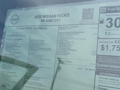 2025 Nissan Kicks SR