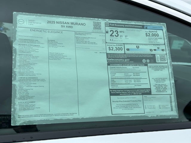 2025 Nissan Murano SV