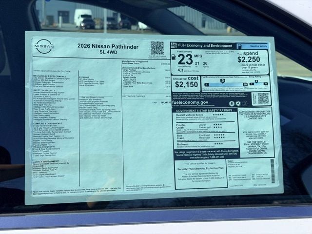 2026 Nissan Pathfinder SL CARGO PACKAGE