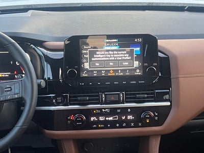 2025 Nissan Pathfinder Platinum CARGO PACKAGE