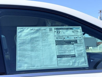 2026 Nissan Pathfinder Platinum CAPTAIN CHAIRS, CARGO PACKAGE