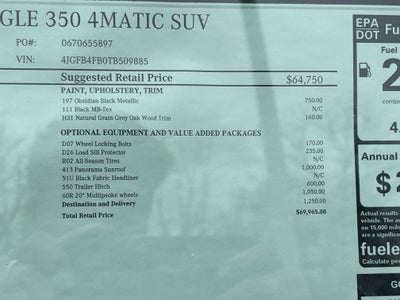 2026 Mercedes-Benz GLE GLE 350 4MATIC® SUV