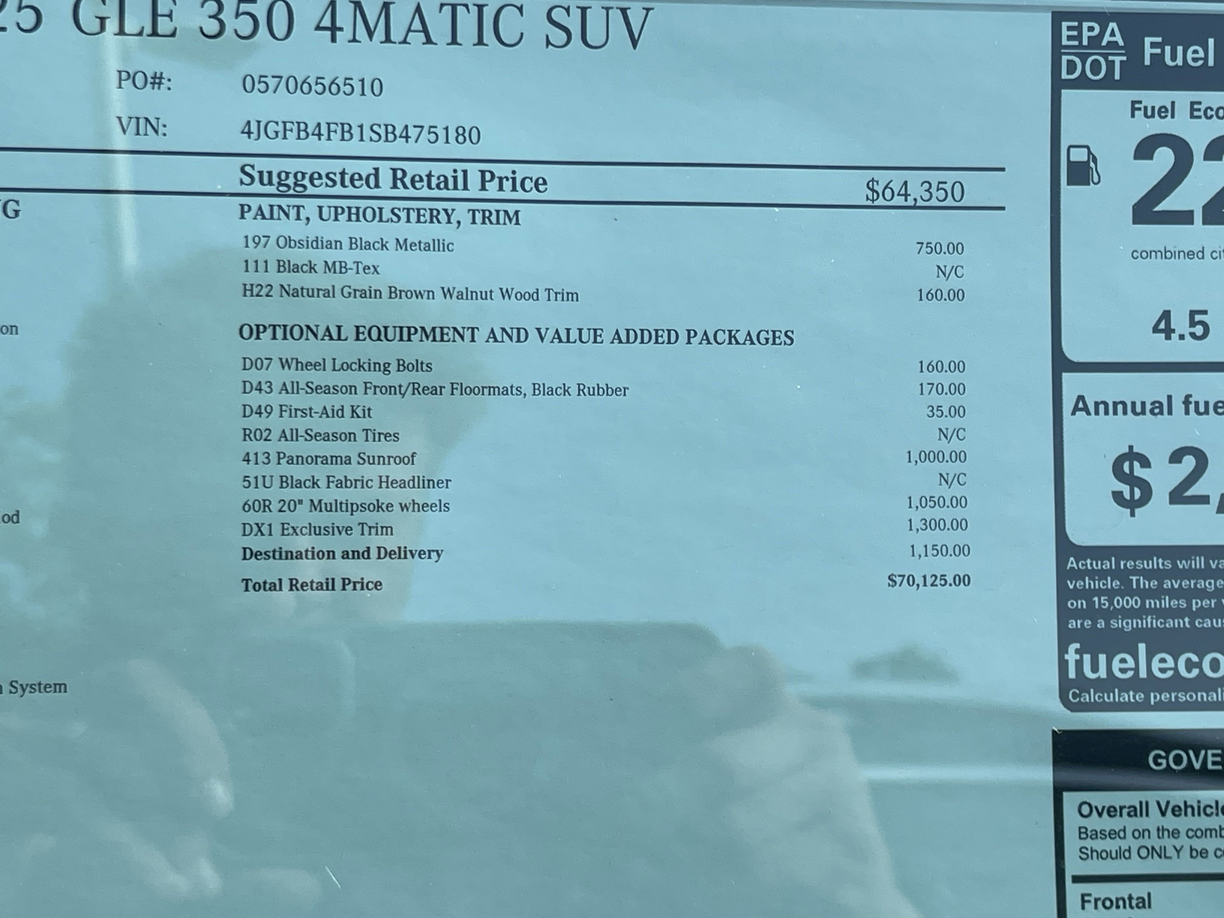 2025 Mercedes-Benz GLE GLE 350 4MATIC® SUV