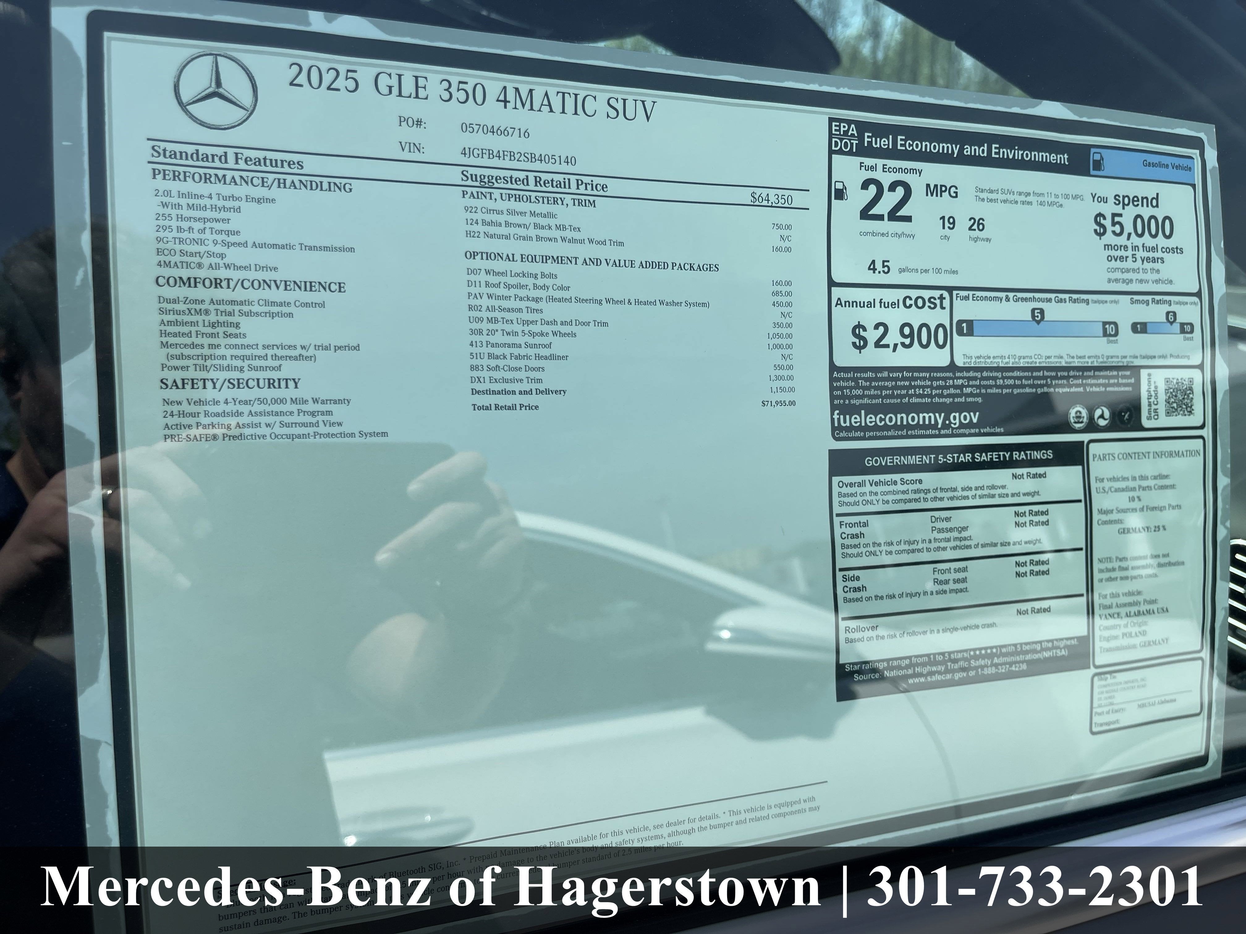 2025 Mercedes-Benz GLE GLE 350 4MATIC® SUV