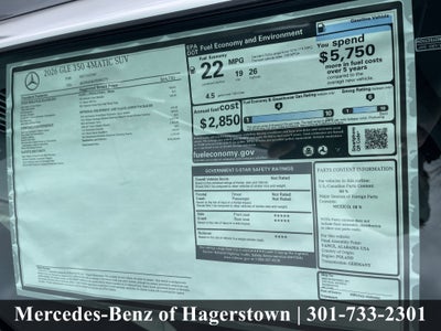 2026 Mercedes-Benz GLE GLE 350 4MATIC® SUV