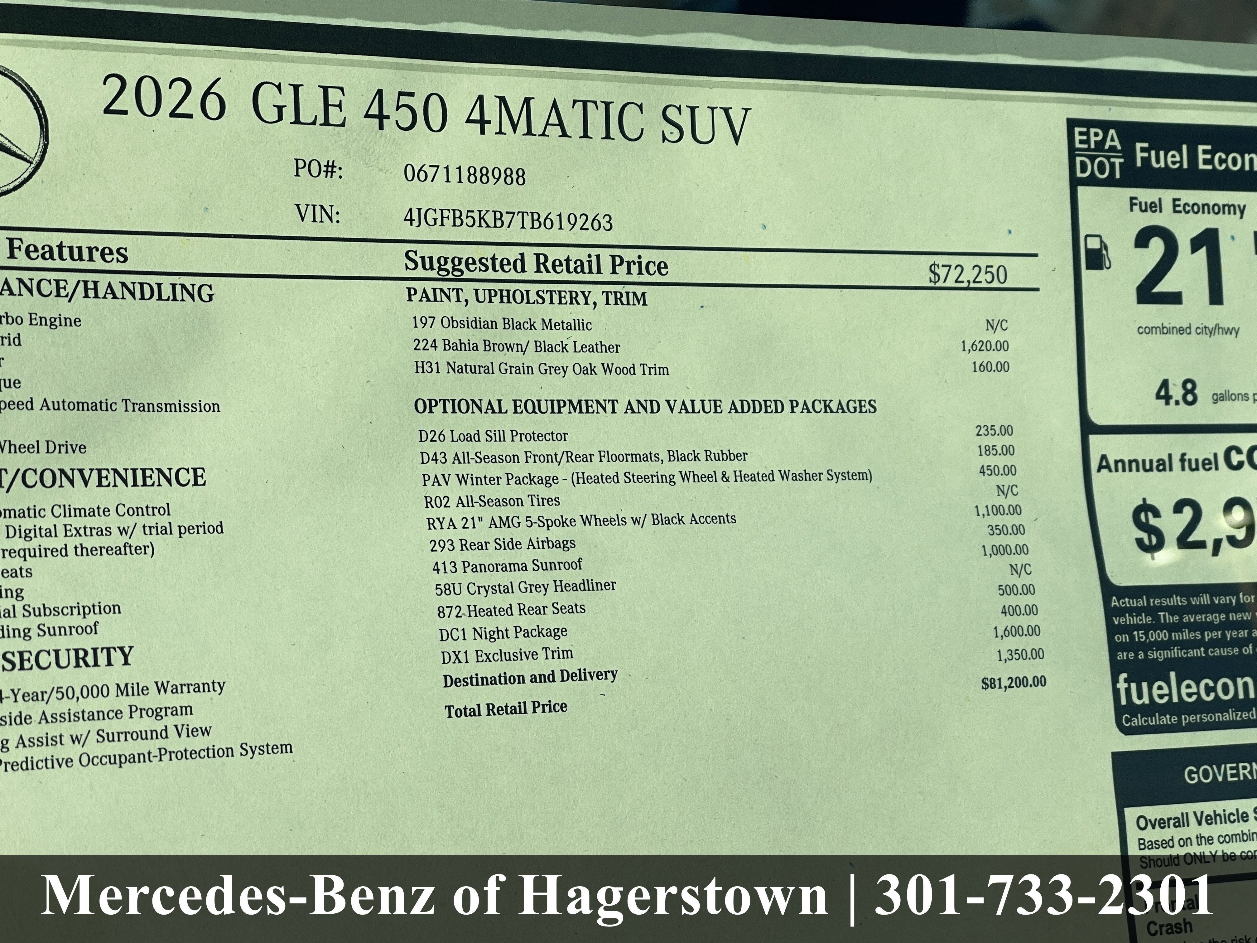 2026 Mercedes-Benz GLE GLE 450 4MATIC® SUV