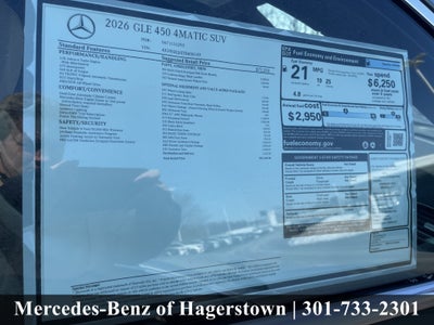 2026 Mercedes-Benz GLE GLE 450 4MATIC® SUV