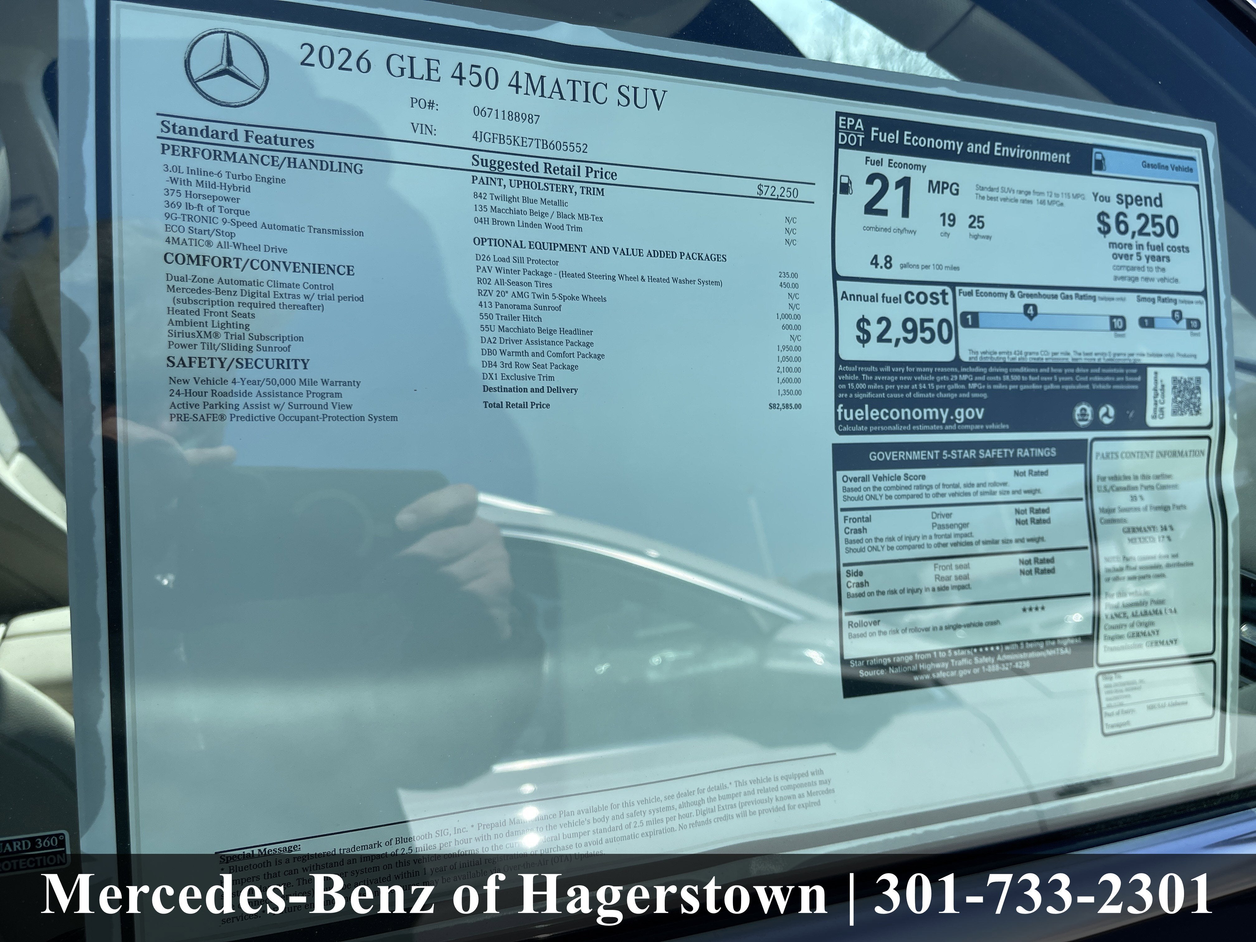 2026 Mercedes-Benz GLE GLE 450 4MATIC® SUV