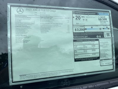 2025 Mercedes-Benz GLE AMG® GLE 53 4MATIC®+ Coupe