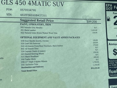 2025 Mercedes-Benz GLS GLS 450 4MATIC® SUV