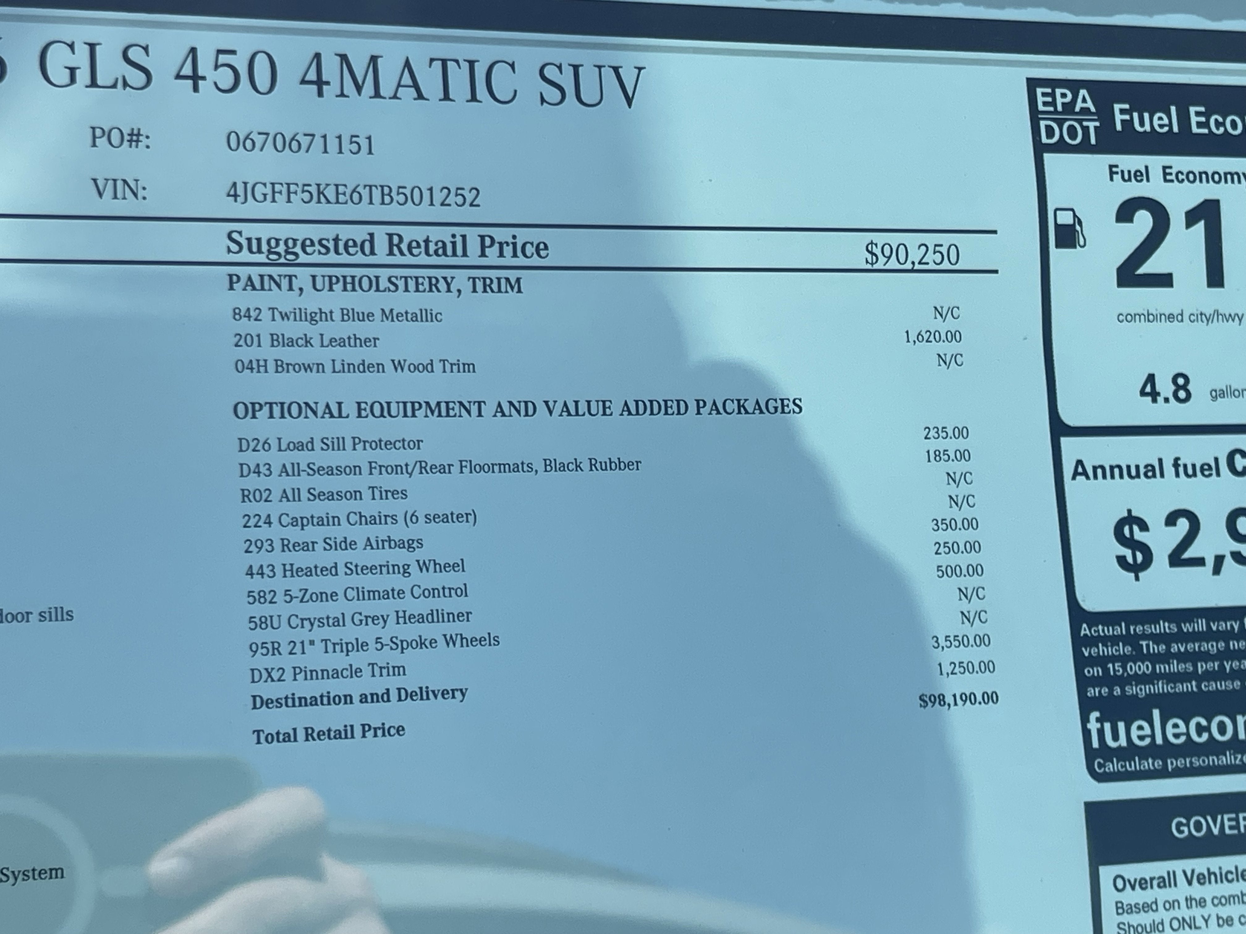 2026 Mercedes-Benz GLS GLS 450 4MATIC® SUV