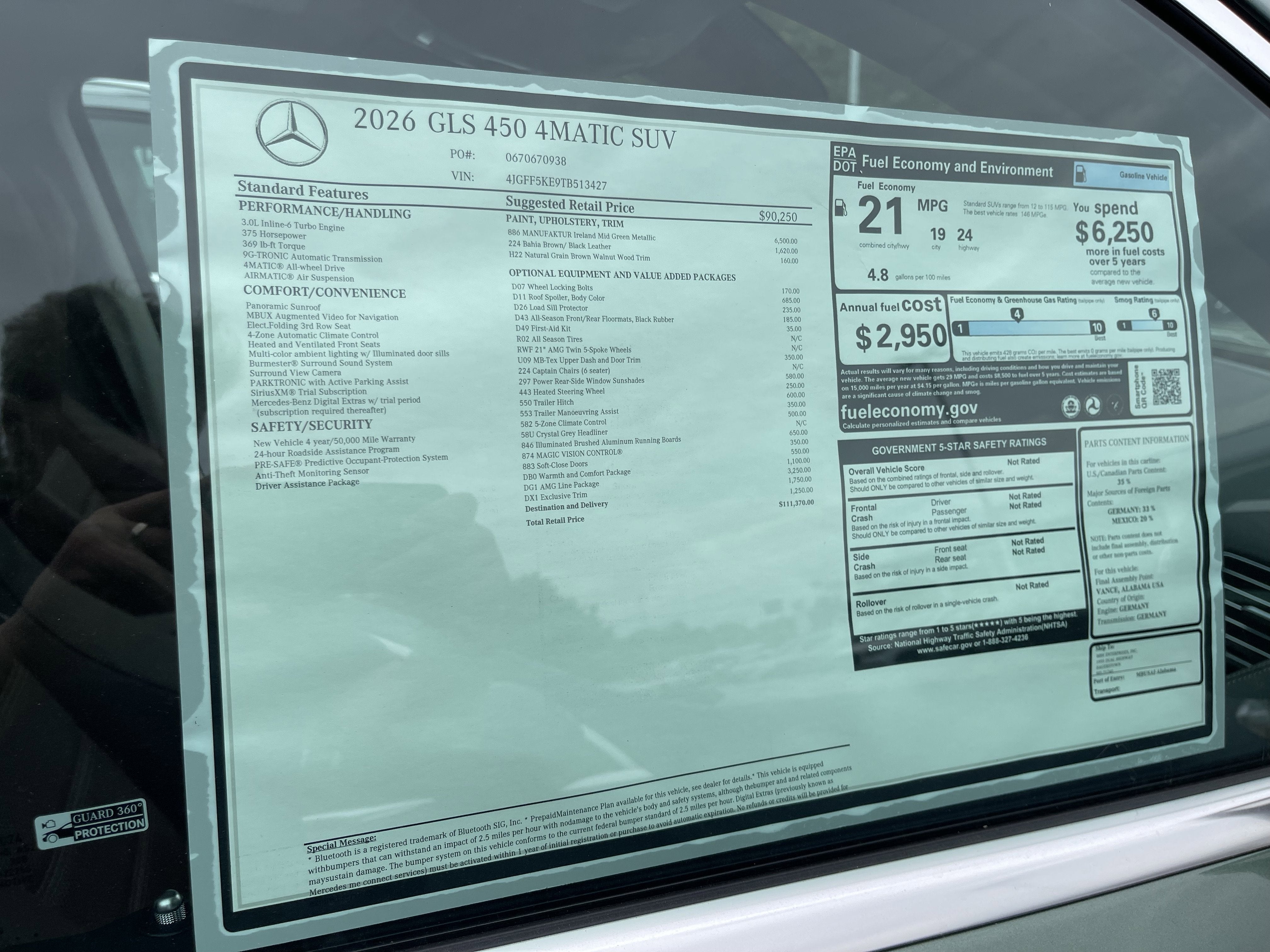 2026 Mercedes-Benz GLS GLS 450 4MATIC® SUV