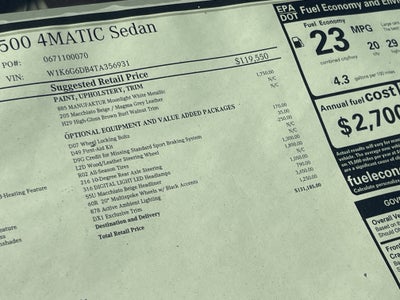 2026 Mercedes-Benz S-Class S 500 4MATIC® Sedan