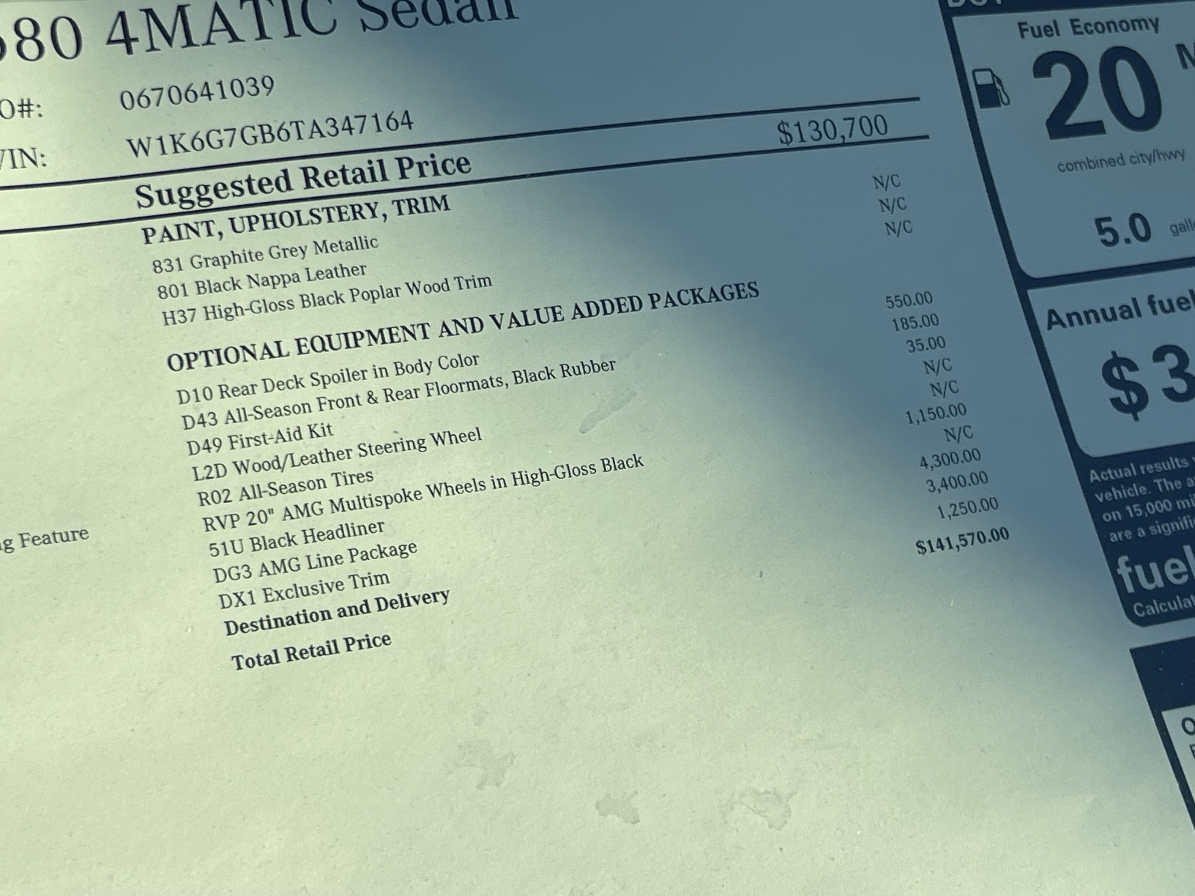 2026 Mercedes-Benz S-Class S 580 4MATIC® Sedan