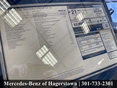 2026 Mercedes-Benz AMG® GT AMG® GT 53 4-Door Coupe