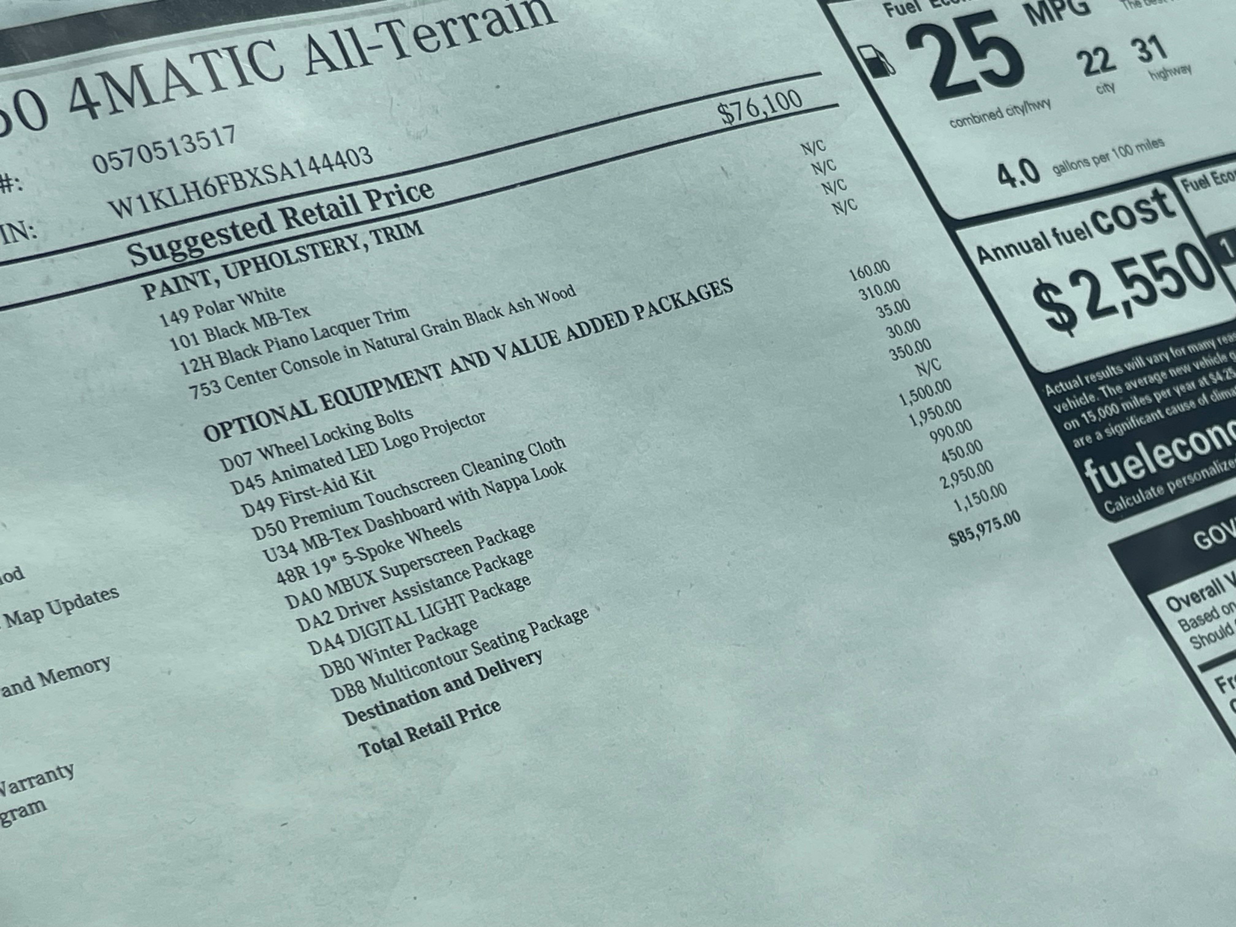 2025 Mercedes-Benz E-Class E 450 4MATIC® All-Terrain Wagon