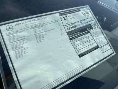 2026 Mercedes-Benz CLE CLE 300 4MATIC® Coupe