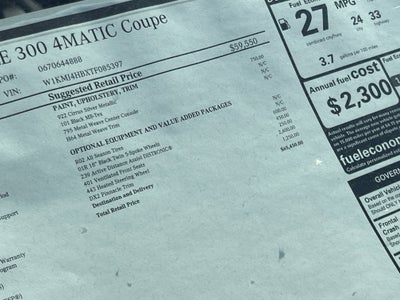 2026 Mercedes-Benz CLE CLE 300 4MATIC® Coupe