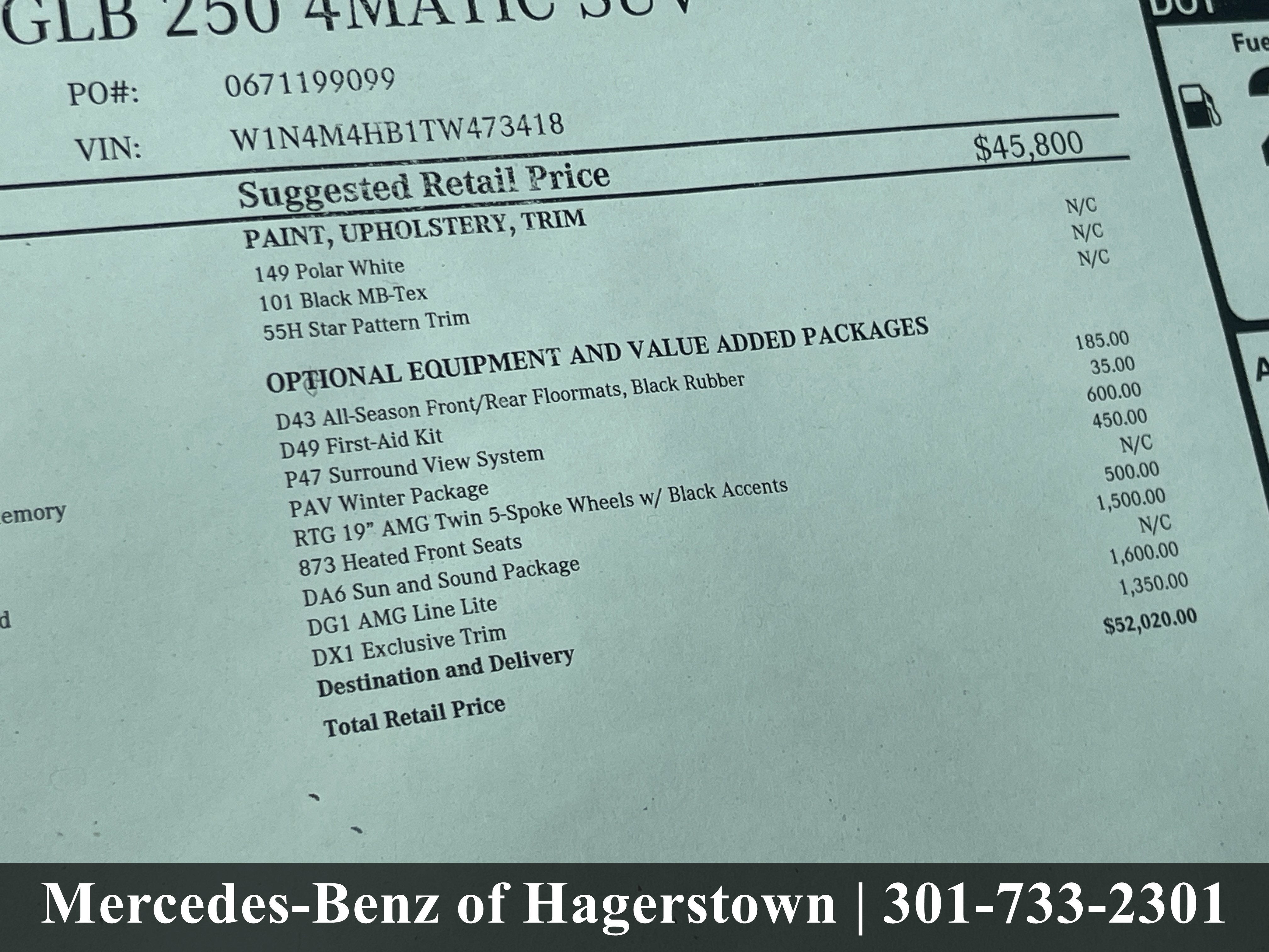 2026 Mercedes-Benz GLB GLB 250 4MATIC® SUV