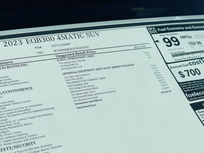 2023 Mercedes-Benz EQB EQB 300 4MATIC® SUV