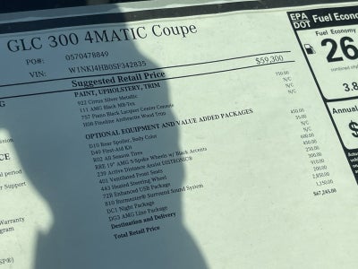 2025 Mercedes-Benz GLC GLC 300 4MATIC® Coupe