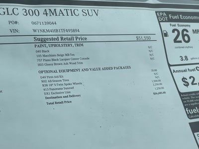 2026 Mercedes-Benz GLC GLC 300 4MATIC® SUV