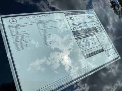 2026 Mercedes-Benz GLC GLC 300 4MATIC® SUV