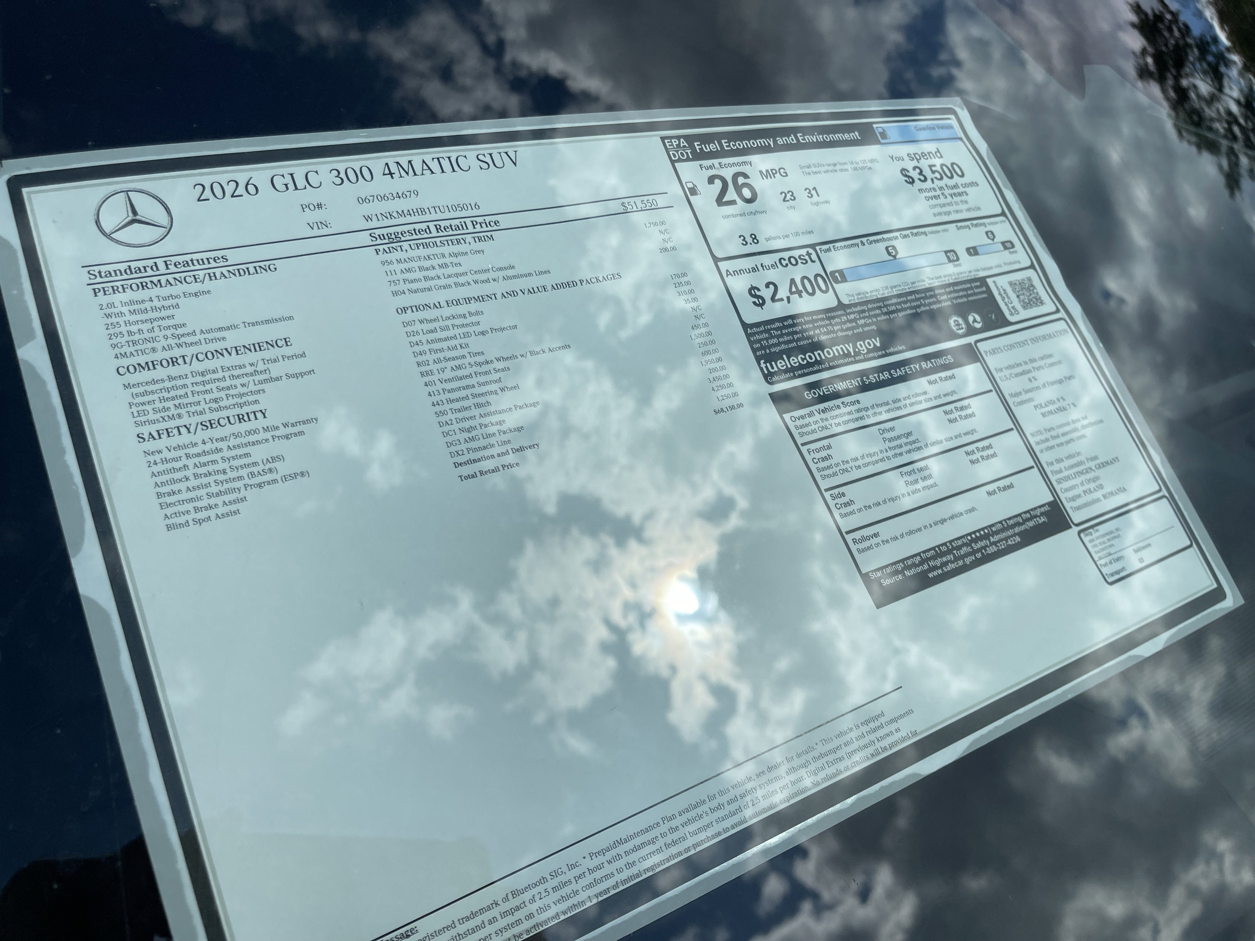 2026 Mercedes-Benz GLC GLC 300 4MATIC® SUV