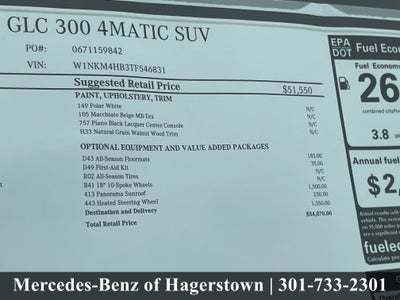 2026 Mercedes-Benz GLC GLC 300 4MATIC® SUV