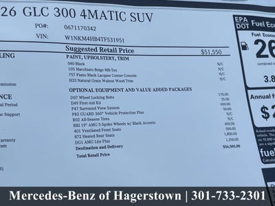 2026 Mercedes-Benz GLC GLC 300 4MATIC® SUV