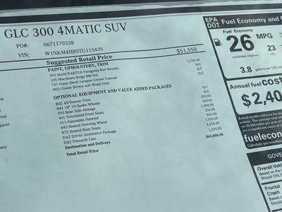 2026 Mercedes-Benz GLC GLC 300 4MATIC® SUV