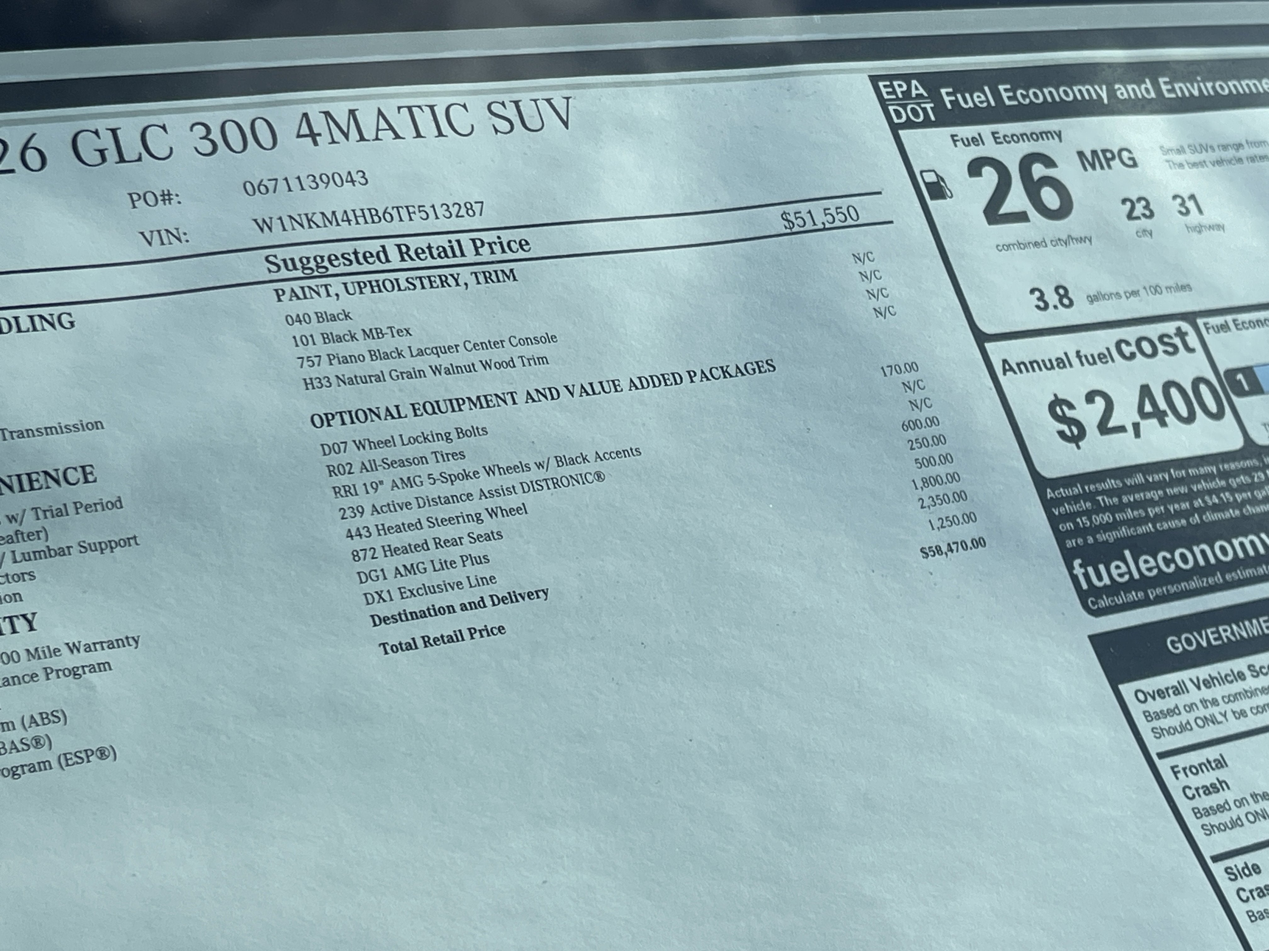 2026 Mercedes-Benz GLC GLC 300 4MATIC® SUV