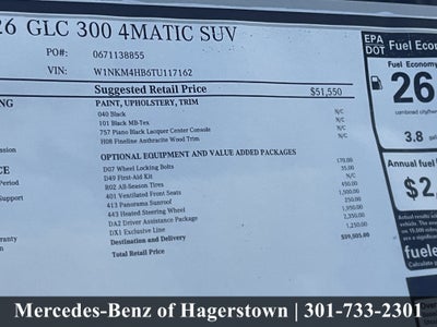 2026 Mercedes-Benz GLC GLC 300 4MATIC® SUV